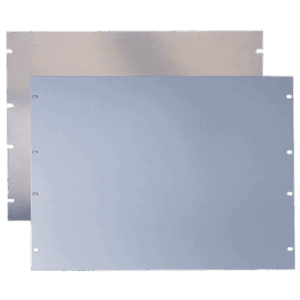 Tapa Ciega para Rack 19" / Aluminio 5052-H32 / 3U / Diseño Plano / Orificios EIA Estándar / 0.90 kg