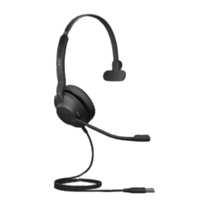 Auricular Mono UC / Aislamiento Acústico Viscoelástico / Doble Micrófono con Reducción de Ruido / Altavoces 28 mm / USB-A con Adaptador / Indicador de Ocupado