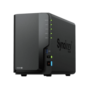 NAS de 2 Bahías / Rendimiento 282/217 MB/s / Conectividad 2.5GbE y 1GbE / CPU Intel Celeron J4125 / RAM Expandible a 6 GB / Hasta 40 TB / USB 3.2 Gen 1