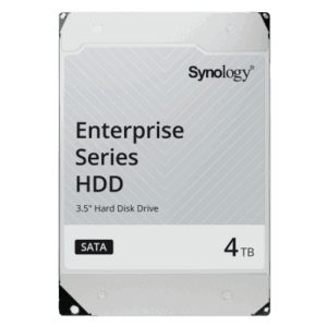 Disco Duro SATA 3.5" / 4TB / SATA 6 Gb/s / CMR / MTBF 1.2 Millones de Horas / Carga 180 TB/año / Compatible DSM