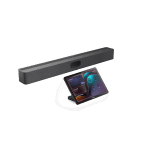 Barra de Videoconferencia Yealink A50 con IA y Consola Táctil CTP25, Todo en Uno para Salas Medianas y Grandes con Seguimiento Automático del Hablante
