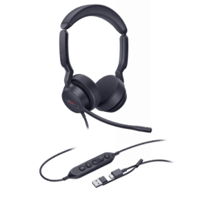 Auriculares USB Profesionales / Cancelación de Ruido con IA / Altavoz 35 mm / USB-C/A Plug-and-Play / 20 Hz - 20 kHz