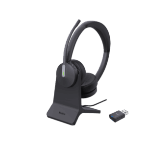 Diadema Inalámbrica WH64 Hybrid Dual de Yealink con Certificación Teams y Micrófonos con Acoustic Shield 2.0