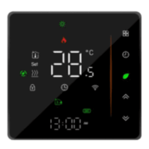 Termostato ZigBee / 4 Pipe Fancoil / 110-120 VCA / Pantalla LCD Táctil / Precisión ±0.5°C