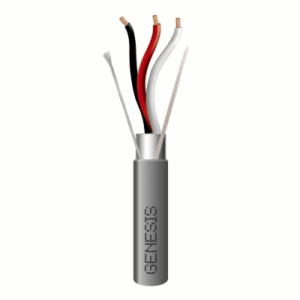 Cable para Alarma / 3x18 AWG / Blindado con Dren / Riser FPLR-CMR / 305 m (1000 ft) / Gris
