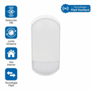 Detector de Movimiento Pasivo /  FlipX Standard detector PIR para interior con lente giratoria