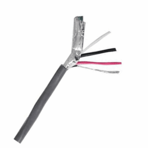 Cable Multiconductor CMR Shielded / 3C/18 AWG / Blindaje Maylar Aluminizado + Dren / Cubierta PVC Riser Antiflama / 300V / 105°C / UL 444 y UL 1666 / Control de Acceso y Comunicaciones