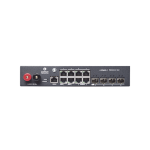 Switch PoE / 8 Puertos Gigabit / 4 SFP+ / 170 W PoE Budget / Capa 2 / Gestión en la Nube / DC