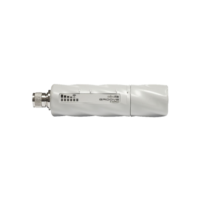 (Groove 52 ac) CPE y PtP en 2.4 o 5GHz 802.11 a/b/g/n/ac Conectorizado, con 400 mW de Potencia.