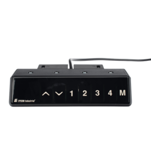 Control para Escritorio de Altura Ajustable / Memoria 4 Posiciones / Elevación 38 mm/s / Rango 600 a 1250 mm (2 a 4.1 ft) / Sensor Anticolisión / Certificaciones CE, UL, cUL, SAA, BIFMA