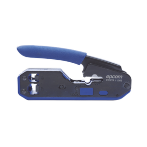 Pinza de Red SLIM / Corte y Terminado RJ45/RJ11 / Diseño Compacto 60% / Acero al Carbón / Mango Ergonómico ABS+TPR