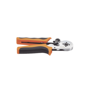 Pinza para Prensado / 26-10 AWG / 0.25-6.0 mm² / Casquillo Cuadrado / Trinquete Ergonómico / 175x75x20 mm / 0.57 ft x 0.25 ft x 0.07 ft