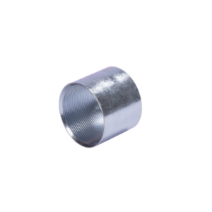 Cople Galvanizado / 2" (52 mm) / Pared Gruesa / Rosca Estándar / Etiqueta Amarilla / Interior y Exterior Controlado