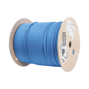 Bobina de Cable Blindado S/FTP de 4 Pares, Cat7, Inmune a Ruido e Interferencias, LSZH (Bajo Humo, Cero Halógenos), Color Azul, Bobina de 500 Metros (1640 Pies)