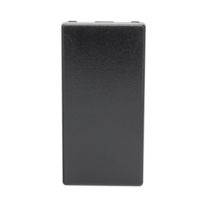 Medio Módulo de Placa Ciega Color Grafito / (K105/14)