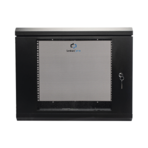 Gabinete de Pared 9U / Cristal Templado / 455 mm Profundidad (1.49 pies) / Acero Reforzado