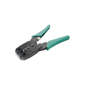 Pinzas Ponchadoras / RJ11-RJ12-RJ45 / Cat5e-Cat6-Cat6a / 4-6-8 Conductores / Corte y Pelado Integrados