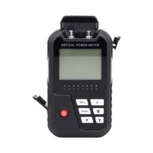 Medidor de Potencia Óptica / Rango -50dBm a 26dBm / Detector InGaAs 800-1700nm / VFL 2mW 650nm / Probador RJ45 hasta 300m / 120h Operación Continua