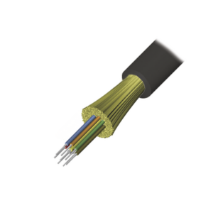 Cable de Fibra Óptica / 6 Hilos / Interior-Exterior / Tight Buffer / Dieléctrico Riser / OM3 50/125 / 1 Metro (3.28 Pies)