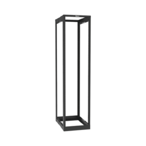 Rack de Cuatro Postes / 45 Unidades de Rack / Profundidad Ajustable 23 a 42 in / Carga Estática 907.2 kg / Rieles Roscados #12-24 / Estándar 19"