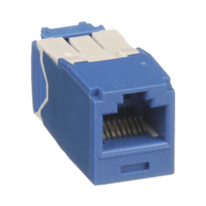 Conector Jack RJ45 / Cat 6A / Mini-Com TG / Sin Herramienta Impacto / 10GBase-T / 150m (492 pies) / Azul