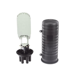 Caja de Distribución de Fibra Óptica Vertical Tipo Domo / 48 Empalmes Expandible a 96 / IP68 / Exterior