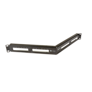 Patch Panel / 24 Puertos / Modular Vacío / Diseño Angulado / 1UR / Rack 19"