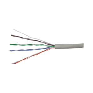 Bobina UTP / Cat 5e / 24 AWG / 305 m (1000 ft) / 4 pares / PVC CM / Cobre sólido