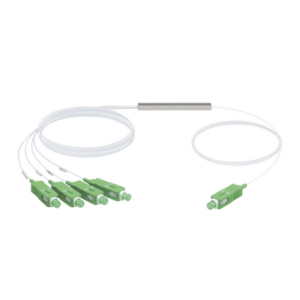 Divisor Óptico PLC / 1x4 / SC/APC / Pérdida ≤7.4 dB / GPON / Rango 1260-1650 nm / -40 a 85 °C