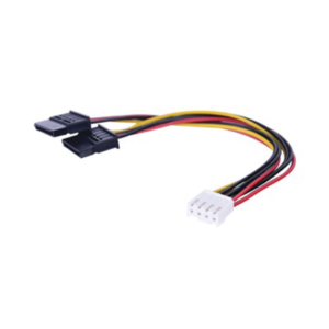 Cable de Alimentación SATA / Doble Corriente / 15 cm (0.49 pies) / Compatibilidad Universal DVR