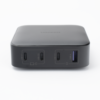 Cargador de Escritorio de 100W | 4 Puertos de Carga Rápida | 3 USB-C | 1 USB-A | Tecnología GaN II +SIC | Power Delivery 3.0 | Quick Charge 4.0 | Chip Confiable y Carga Inteligente | Optimiza la Experiencia de Carga - Image 2