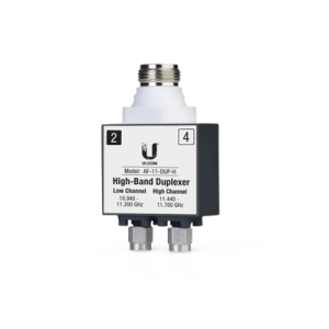 Duplexer / 11 GHz Banda Licenciada / Alta 10.940-11.200 GHz y 11.440-11.700 GHz / PoE 50VDC / SMA+N-Type / -40 a 55°C