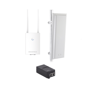 Kit de Punto de Acceso WiFi / Cobertura Sectorial 90° / Dual Band 2.4-2.5 GHz y 5.1-6.5 GHz / 1.27 Gbps / Alcance 120 m (394 ft)