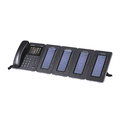 Módulo de Expansión de Teclas / 20 Teclas de Dos Colores / LCD Retroiluminada / Hasta 160 Extensiones / 4 Módulos en Cascada - Image 2
