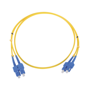Jumper de Fibra Óptica / Monomodo 9/125 µm / SC/SC Dúplex / 1 Metro (3.28 Pies) / ITU-T G.652.D / 1310-1550 nm
