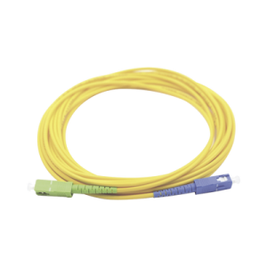 Jumper de Fibra Óptica / Monomodo OS1/OS2 / SC/UPC-SC/APC / Simplex / 3 m (9.84 ft) / PVC Amarillo