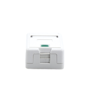 Caja de Pared Superficial / 1 Puerto Keystone / Montaje Vertical / UL 94V-0 / Certificada UL, CE, ETL