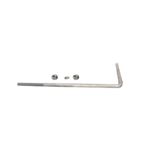Ancla en L / 3/4' / 62 x 22 cm / Galvanizado por Inmersión en Caliente / 1 Pieza