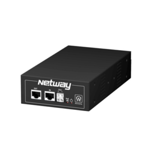 Inyector Midspan / 1 Puerto / Hi-PoE 60W / 802.3af/at / 56VDC Clase 2 / -30°C a 50°C / 1.0 kg