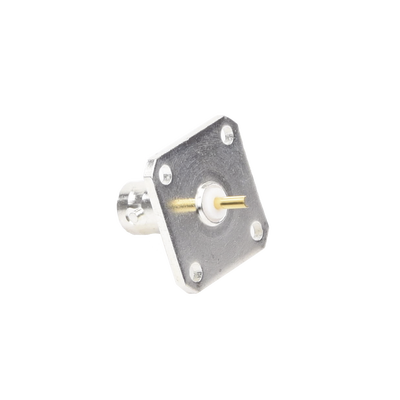 Conector BNC Hembra / Soldable para Chasis / 4 Perforaciones 18 mm (0.59 ft) / Compatible UG-177/U - Image 3