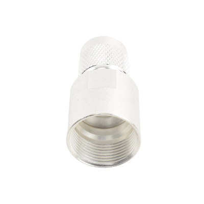 Conector Coaxial TNC Macho / 50 Ohm / Rosca / Para Cable LMR-400 y Equivalentes / Cuerpo Bronce Plateado / Contacto Oro / Aislante Teflón - Image 3