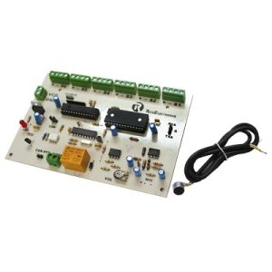 Tarjeta Radio Alert / 6 Zonas / Activación DTMF o Llave de Seguridad / Relevador 5A / Monitoreo Audio 1 Minuto