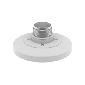 Adaptador de Montaje Tipo Plato / Aluminio con Cubierta Plástica / Ø155 mm (6.10 in) / Blanco RAL 9003 / Compatible Serie QNV-C
