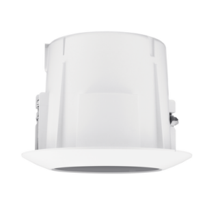 Adaptador de Montaje para Falso Plafón / Compatible con Cámaras PTZ Interiores / Instalación Tipo Flush / Modelos QNP-6250 y QNP-6320