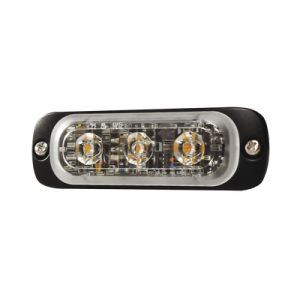 Luz Auxiliar LED / 3 LED / Multivoltaje 12~24 VCD / 12 Patrones de Destello / IPX8 / SAE J595 Clase 1