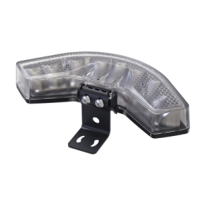 Luz Auxiliar Esquinera / 9 LED / Ámbar / Lente Transparente / Multivoltaje 12-24 VCD / SAE / ECE R65