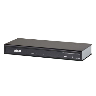 Splitter HDMI / 1 Entrada x 4 Salidas / 4K UHD @ 60 Hz / HDCP 2.2 / HDR 4:4:4 / 10.2 Gbps / EDID Automático