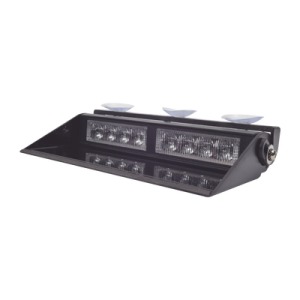 Luz de visera para interior / 12 VCC / 22 patrones de destello / 8 LED / 4.5 x 1.9 x 1.0 in