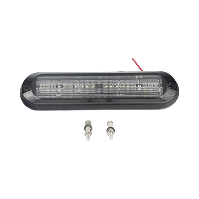 Luz Auxiliar / 18 LEDs 3W / IP67 / Tricolor Rojo/Claro/Azul / 142.6×36×14 mm / 12 Patrones / ECE R65 / SAE J595 Clase I - Image 3
