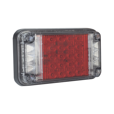Luz de Advertencia LED / 66 LEDs / 7x4 Pulgadas / 12 VCC / 10 Patrones de Destello / Montaje Permanente - Image 2
